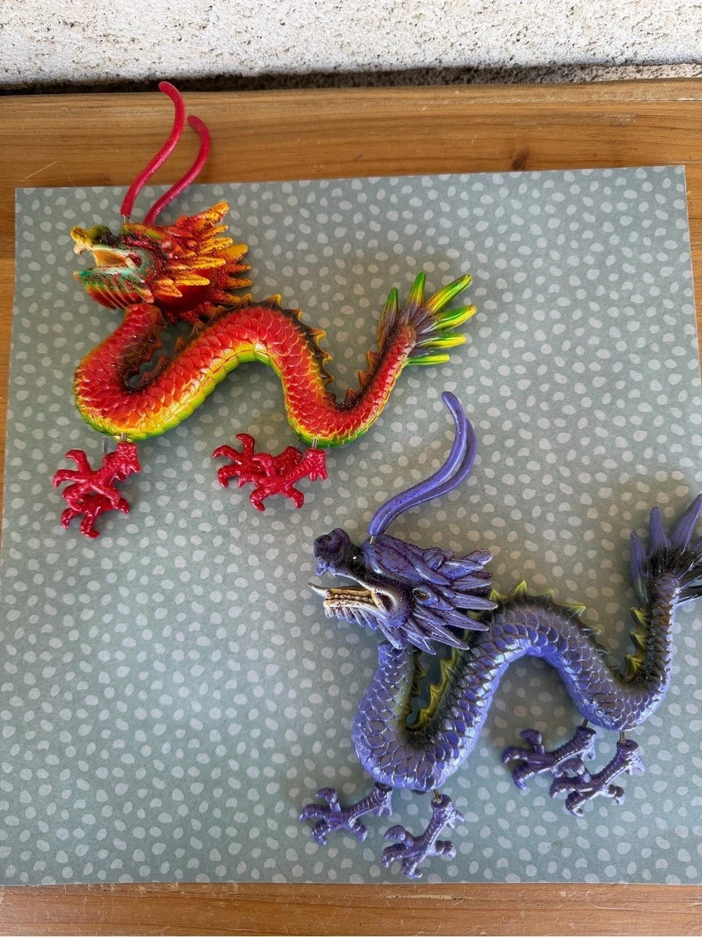 Dragons Set Purple & Red